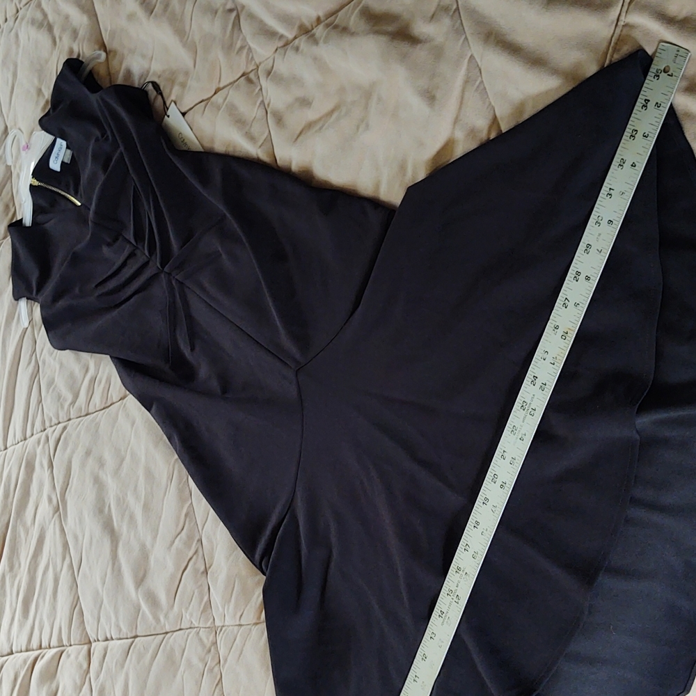 Calvin Klein Fit & Flare Sheath Dress Black 2 - Picture 15 of 15